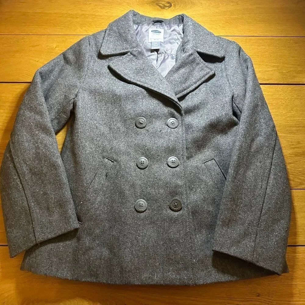 Old navy gray parka large 10-12